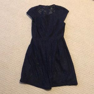 Navy Lacey Dress